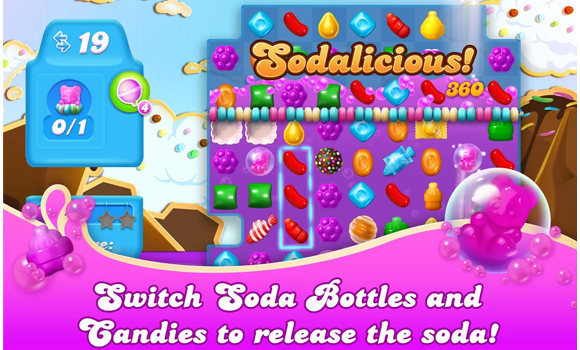 Candy Crush Soda Saga' Arrives on Facebook